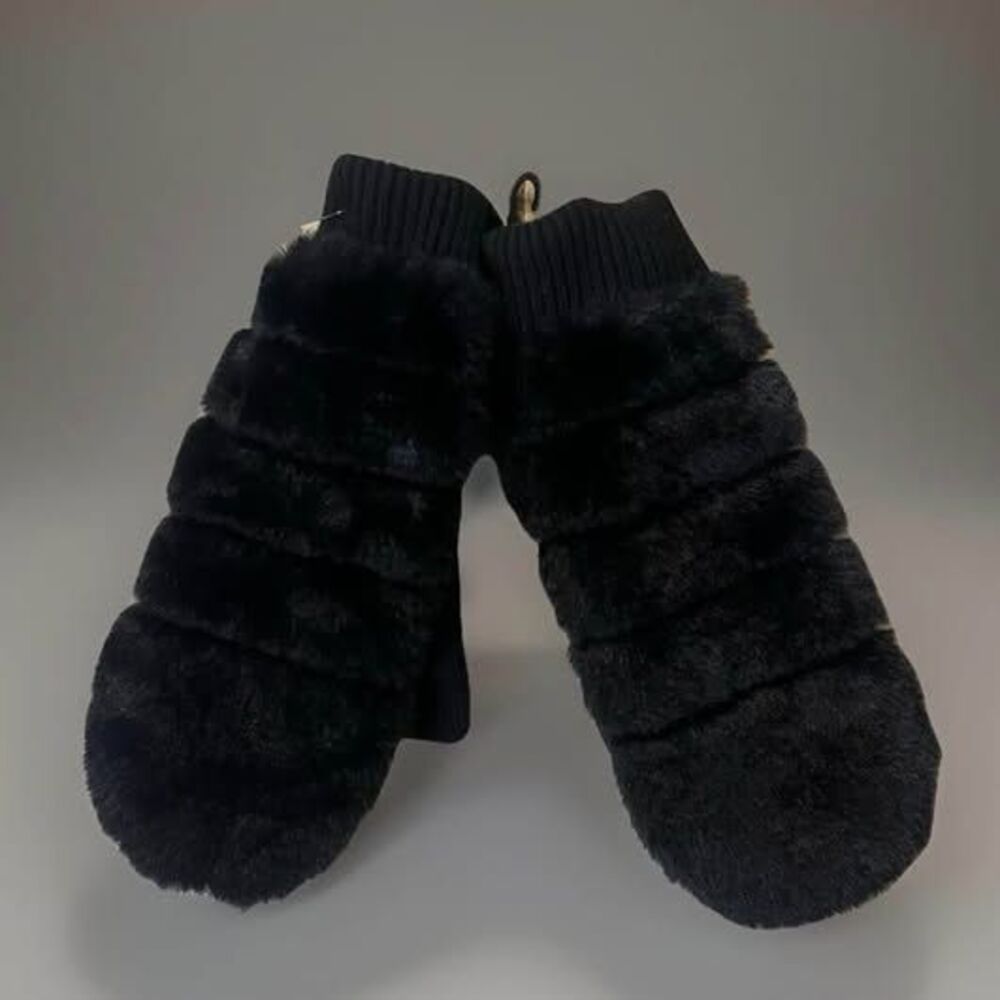 UGG All Over Faux Fur Mittens